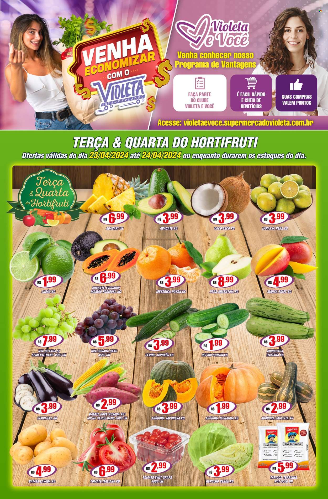 Encarte Supermercado Violeta  - 23.04.2024 - 26.04.2024.