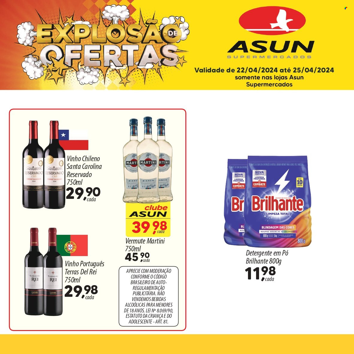 Encarte Asun Supermercados  - 22.04.2024 - 25.04.2024.