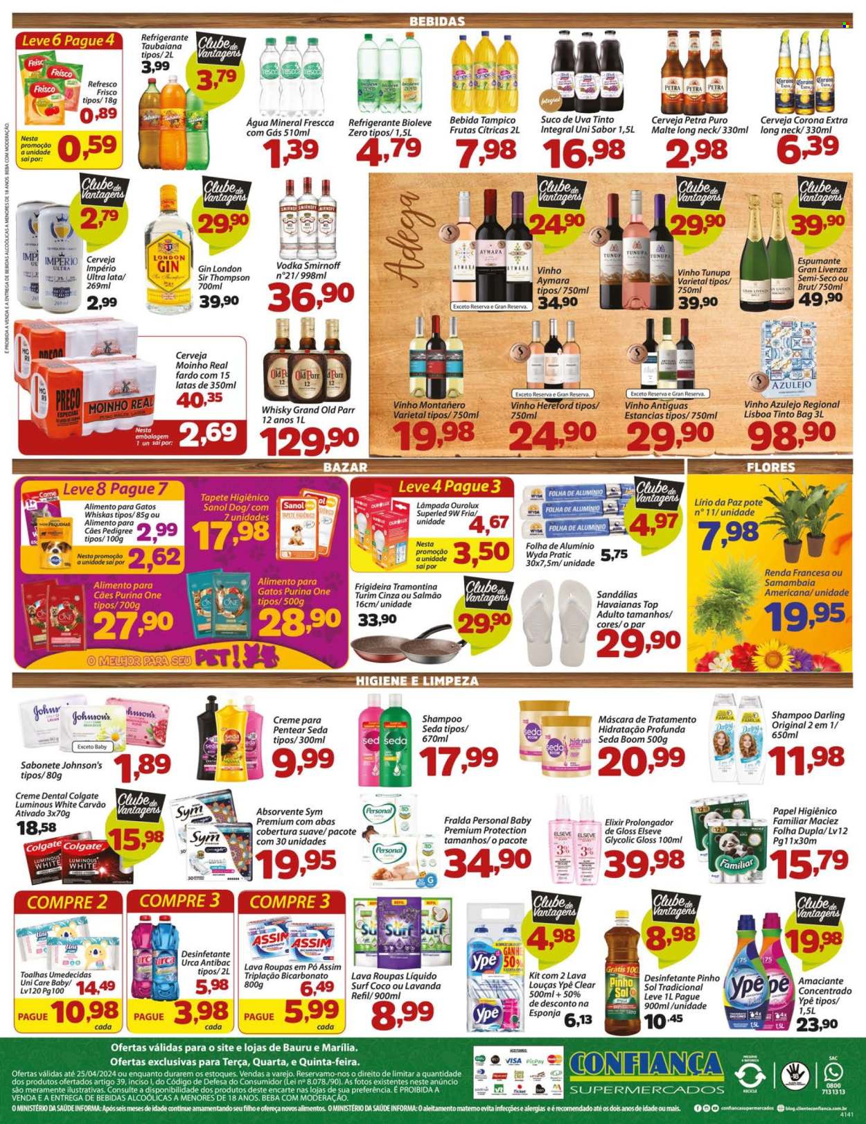 Encarte Confiança Supermercados  - 23.04.2024 - 25.04.2024.