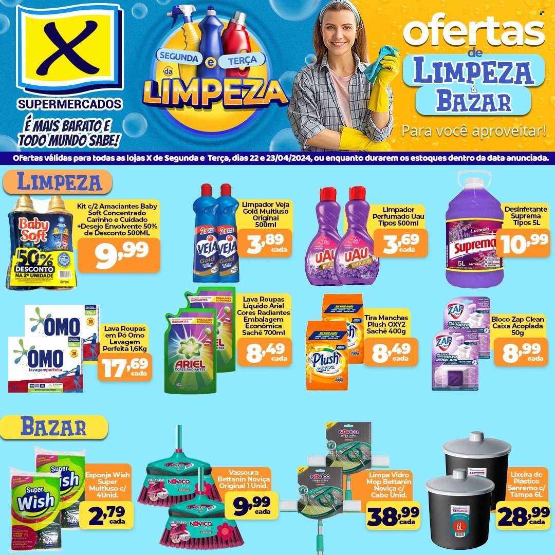 Encarte X Supermercados  - 22.04.2024 - 26.04.2024.