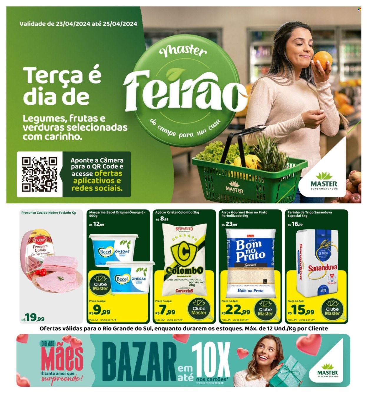 Encarte Master Supermercados  - 23.04.2024 - 25.04.2024.
