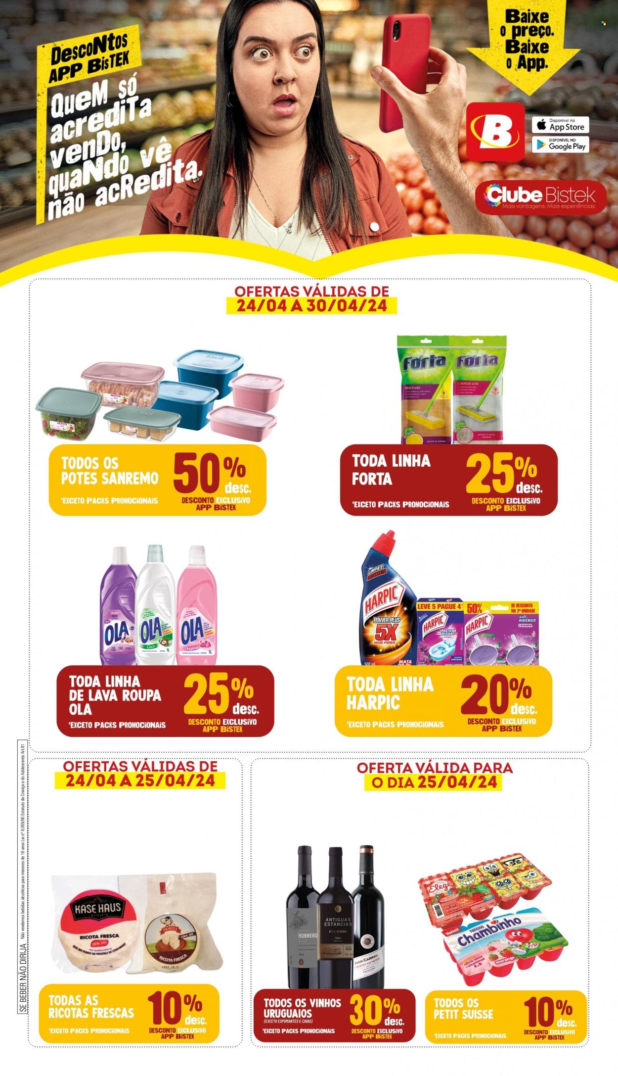 Encarte Bistek Supermercados  - 24.04.2024 - 30.04.2024.
