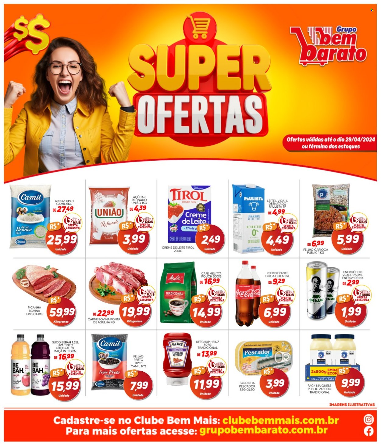 Encarte Supermercado Bem Barato  - 23.04.2024 - 29.04.2024.