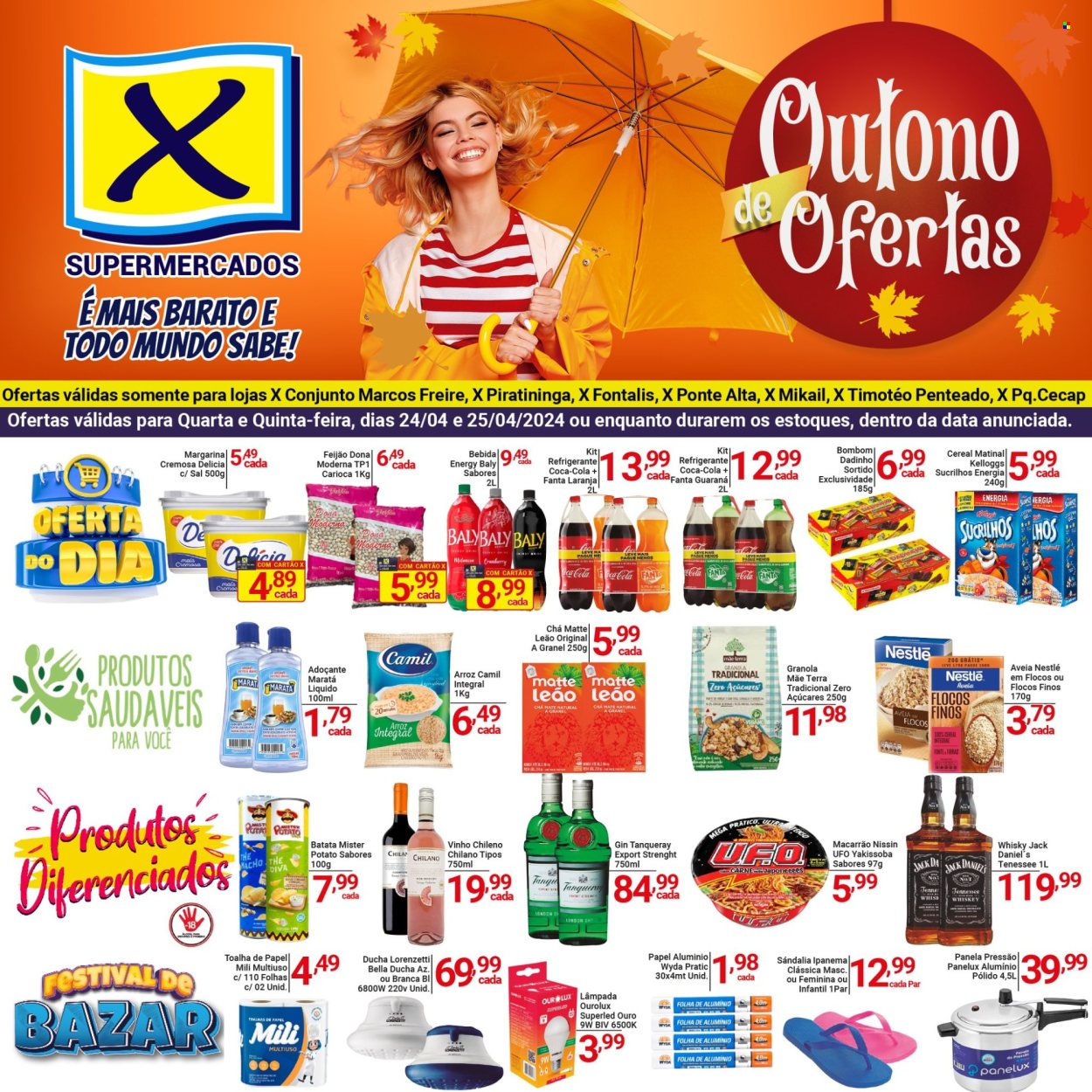 Encarte X Supermercados  - 24.04.2024 - 25.04.2024.