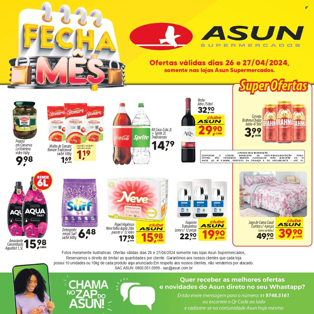 Encarte Asun Supermercados  - 26.04.2024 - 27.04.2024.