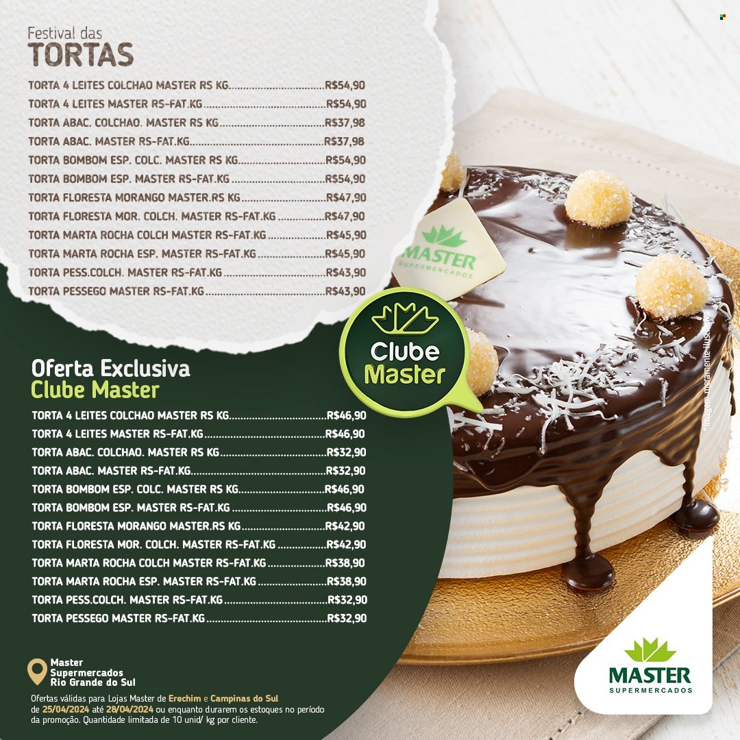 Encarte Master Supermercados  - 25.04.2024 - 28.04.2024.