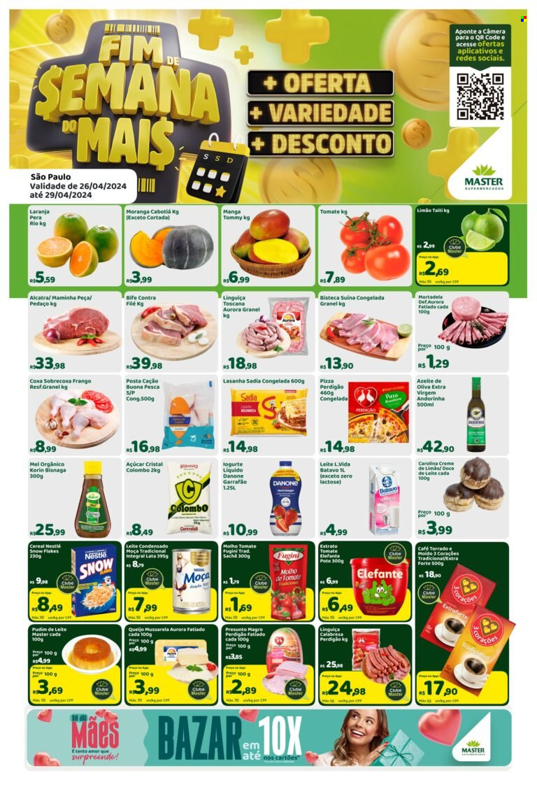 Encarte Master Supermercados  - 26.04.2024 - 29.04.2024.