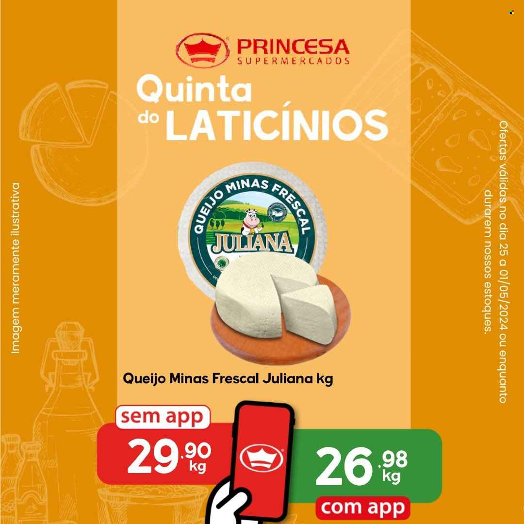 Encarte Princesa Supermercados  - 25.04.2024 - 01.05.2024.