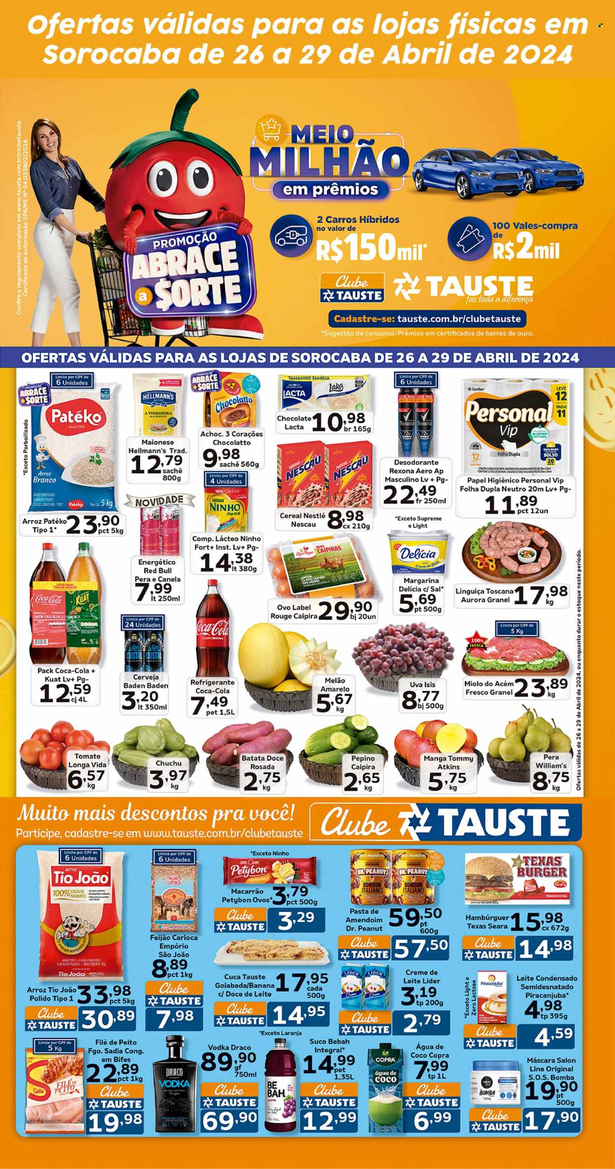 Encarte Tauste Supermercados  - 26.04.2024 - 29.04.2024.