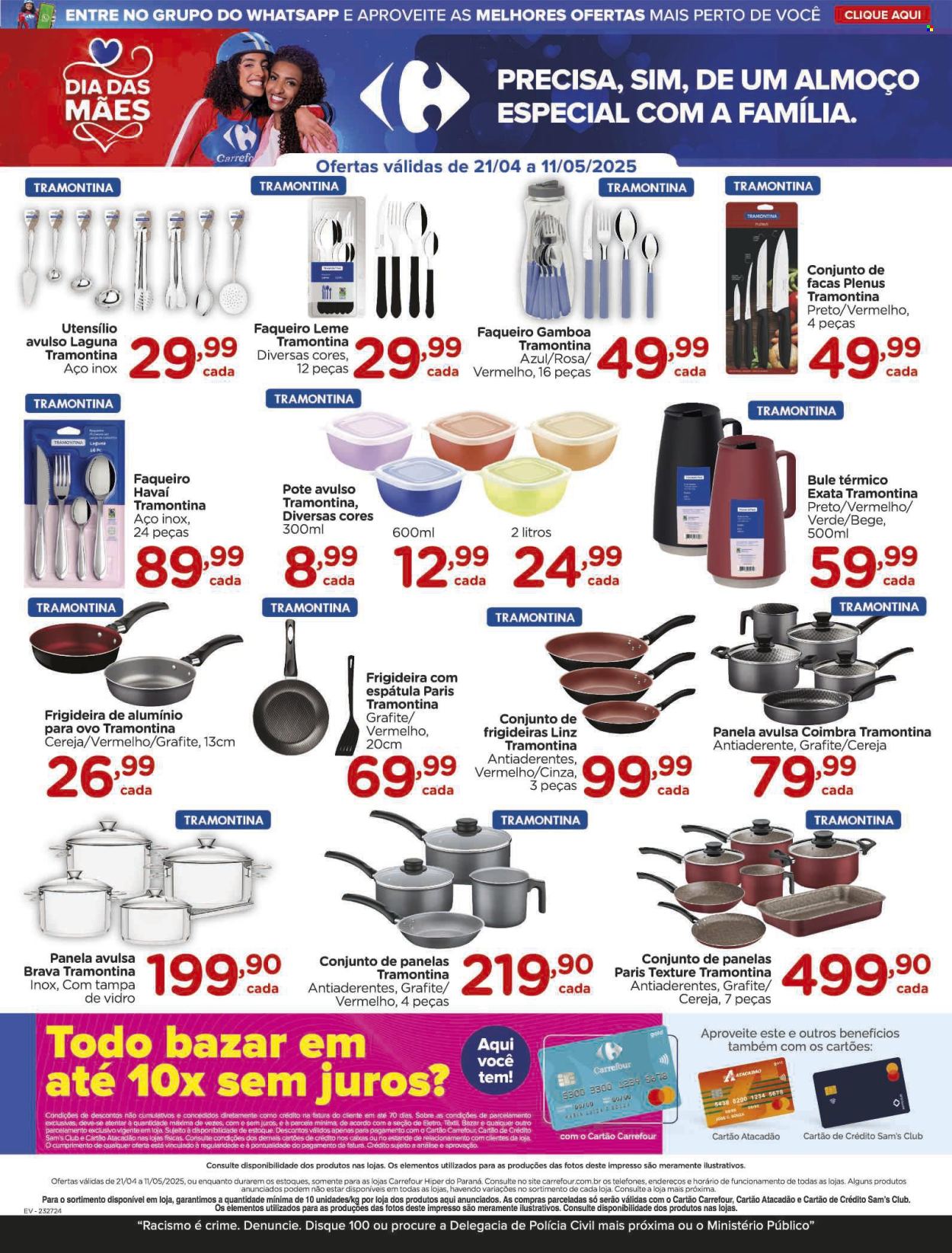 Encarte Carrefour Hiper  - 21.04.2025 - 11.05.2025.