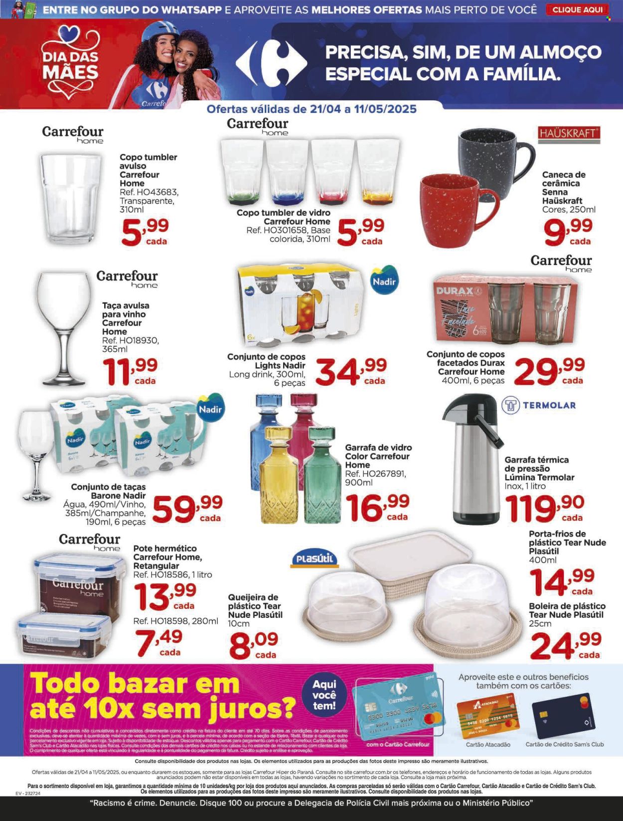 Encarte Carrefour Hiper  - 21.04.2025 - 11.05.2025.