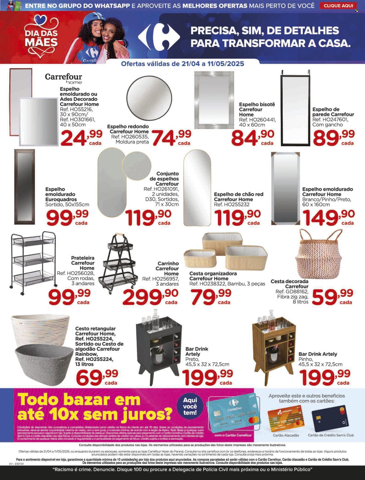 Encarte Carrefour Hiper  - 21.04.2025 - 11.05.2025.