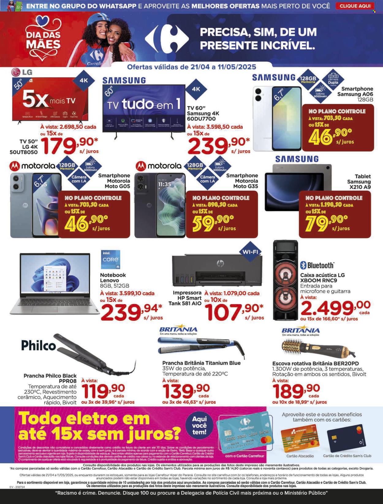 Encarte Carrefour Hiper  - 21.04.2025 - 11.05.2025.