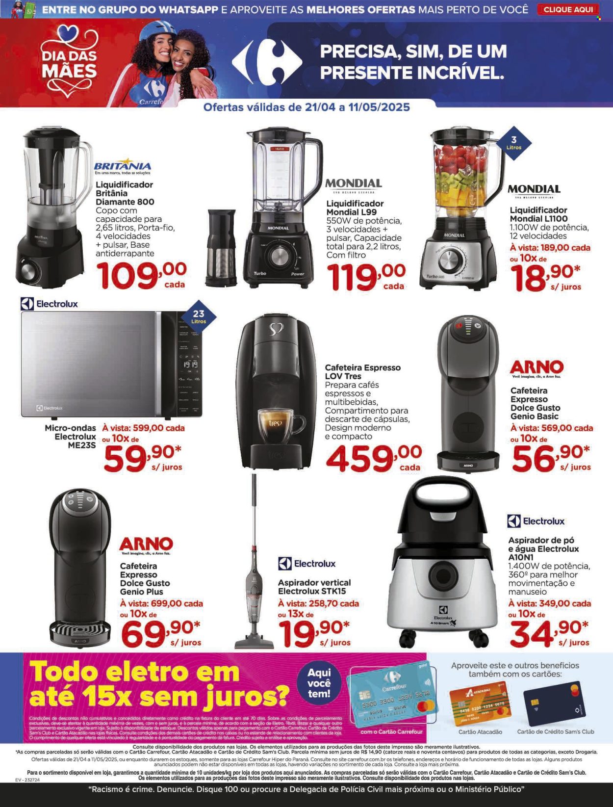 Encarte Carrefour Hiper  - 21.04.2025 - 11.05.2025.