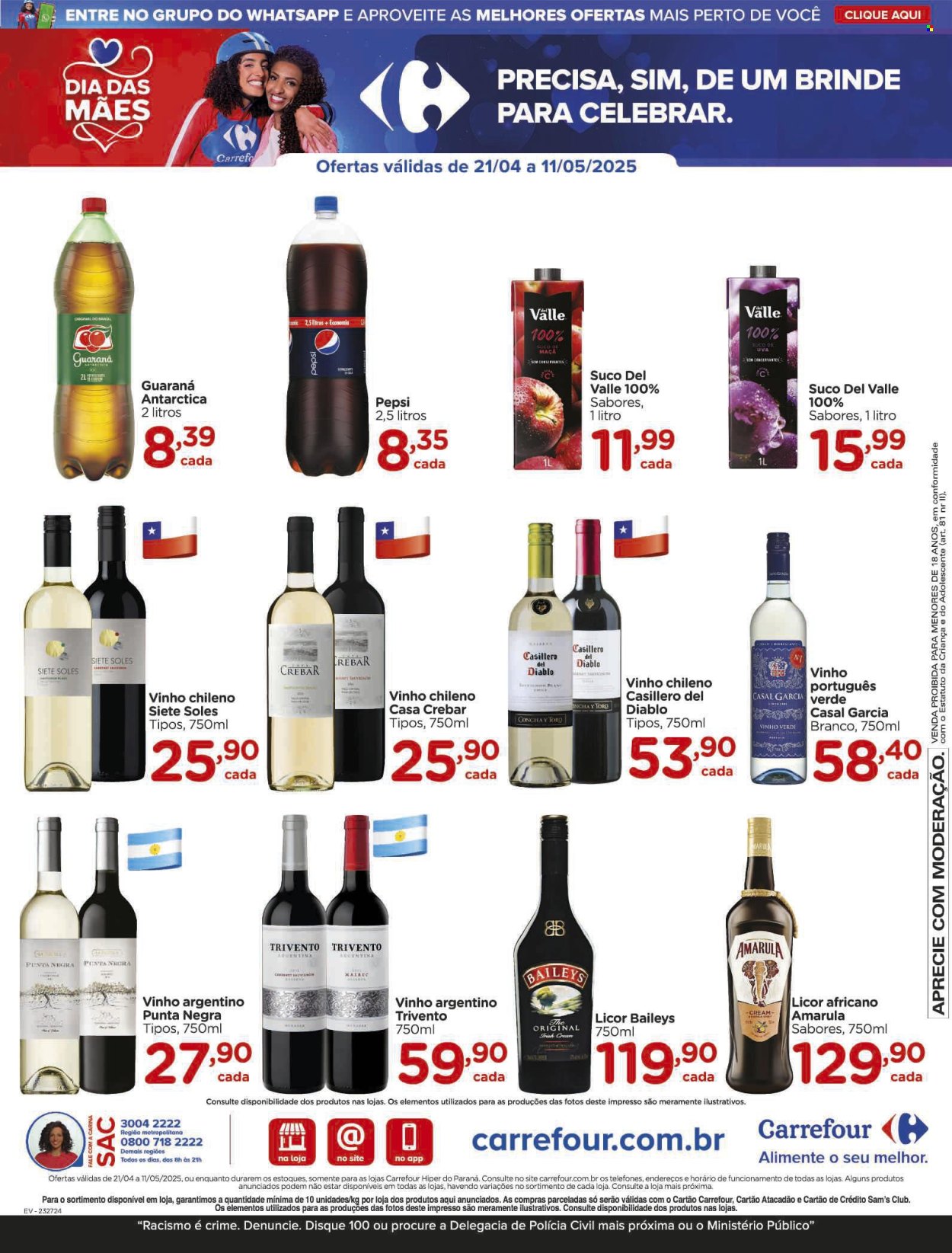 Encarte Carrefour Hiper  - 21.04.2025 - 11.05.2025.