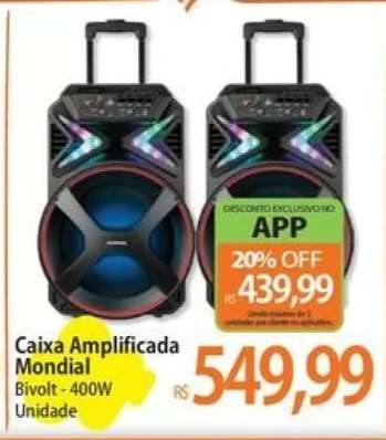 Caixa Amplificada Mondial