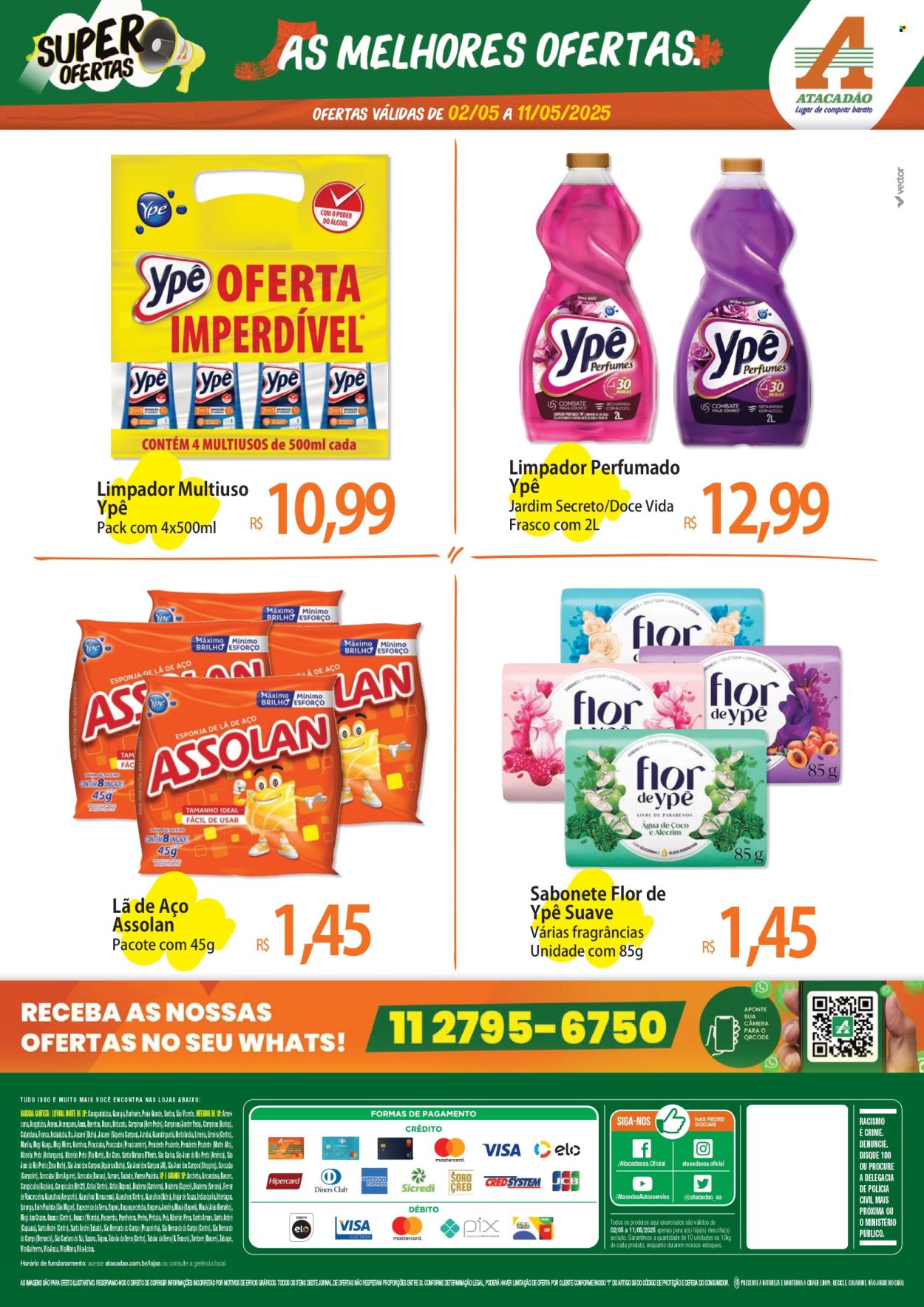 Encarte Atacadão  - 02.05.2025 - 11.05.2025.