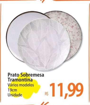 Prato Sobremesa Tramontina