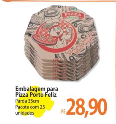 Embalagem para Pizza Porto Feliz