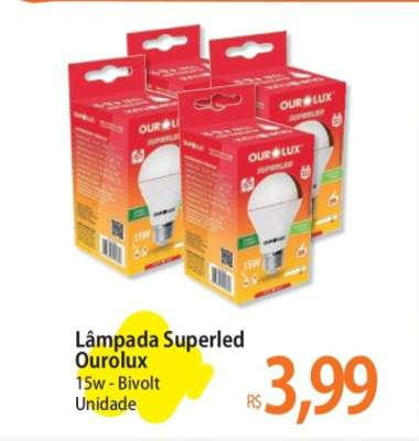 Lâmpada Superled Ourolux