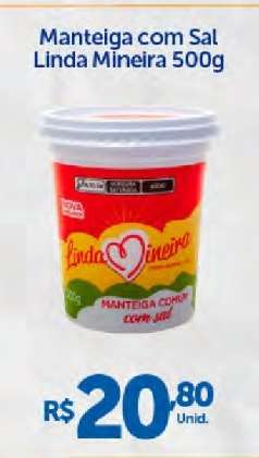 Manteiga com Sal Linda Mineira 500g