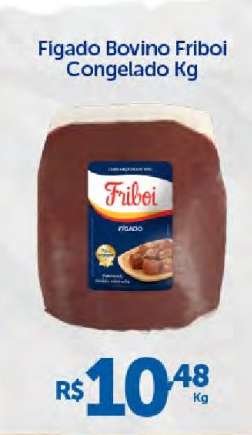 Fígado Bovino Friboi Congelado Kg