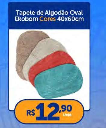 Tapete de Algodão Oval Ekobom