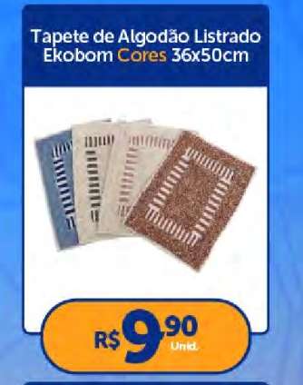 Tapete de Algodão Listrado Ekobom