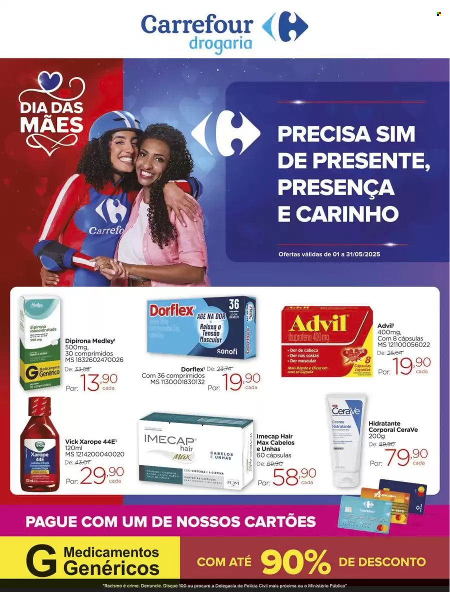 Encarte Carrefour Drogaria  - 01.05.2025 - 31.05.2025.