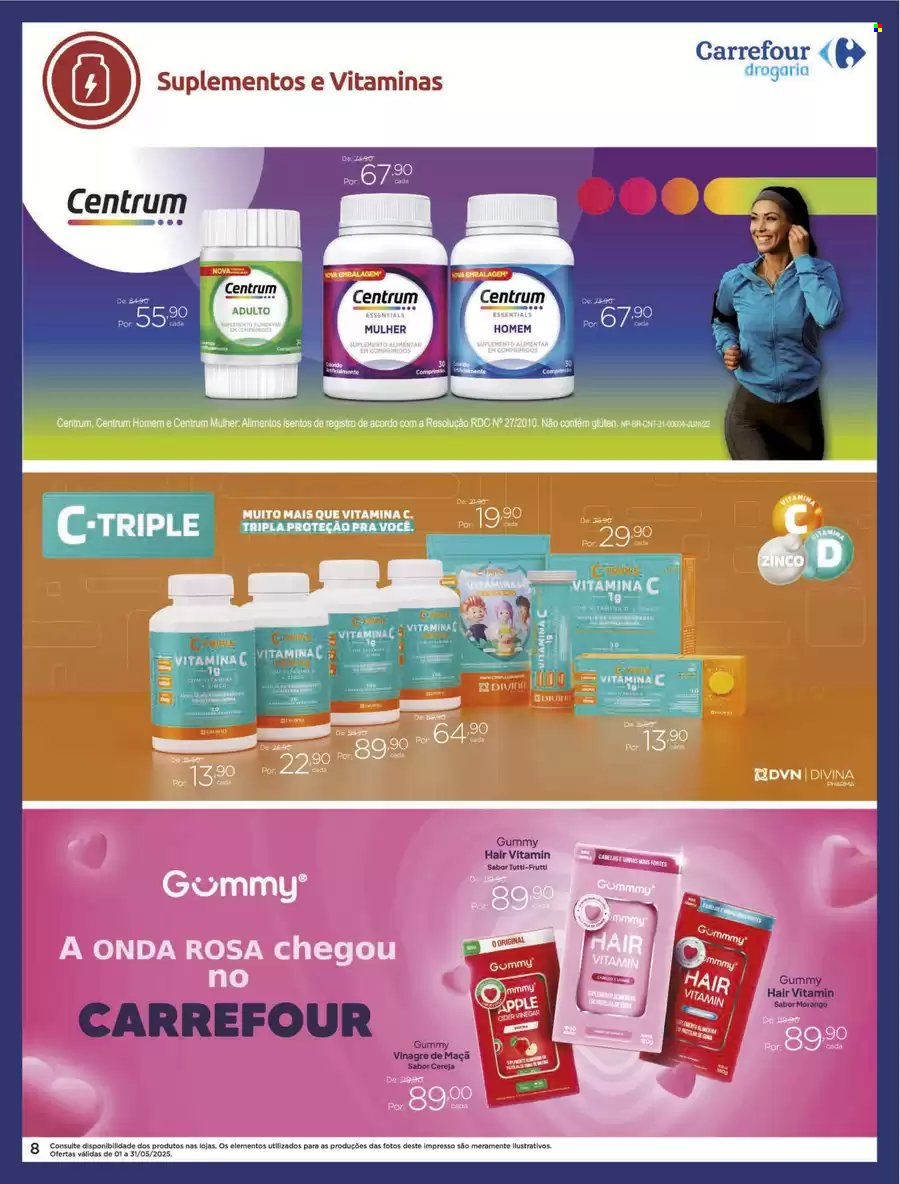Encarte Carrefour Drogaria  - 01.05.2025 - 31.05.2025.