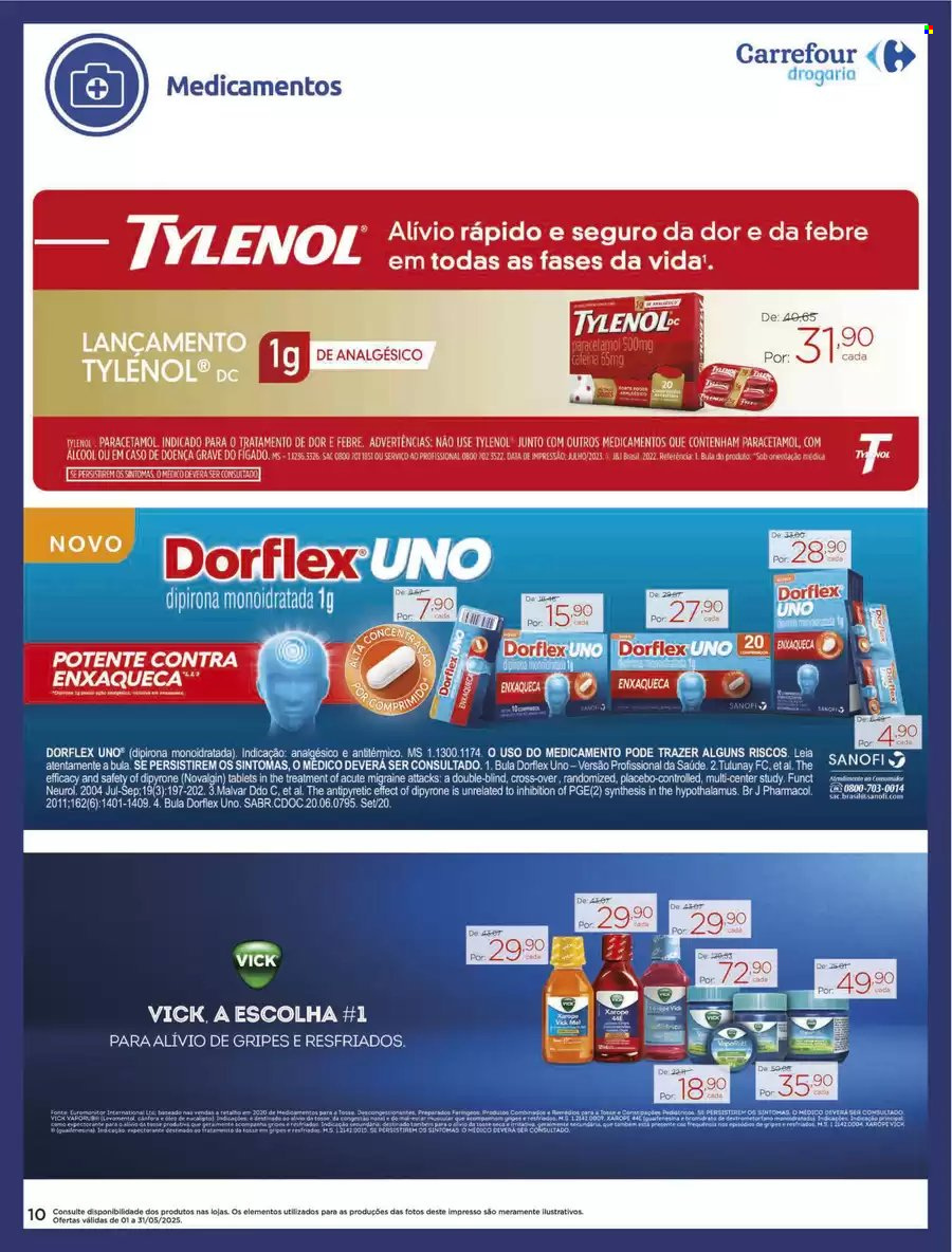 Encarte Carrefour Drogaria  - 01.05.2025 - 31.05.2025.