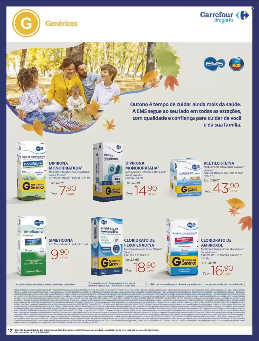 Encarte Carrefour Drogaria  - 01.05.2025 - 31.05.2025.