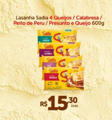 Lasanha Sadia
