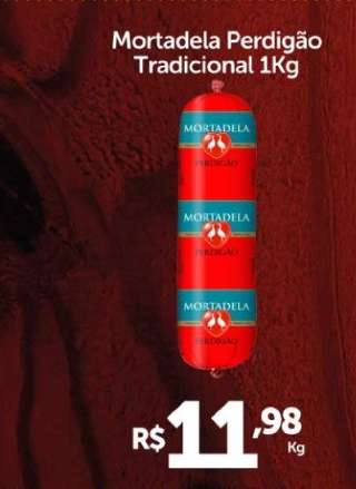 Mortadela Perdigão Tradicional 1Kg