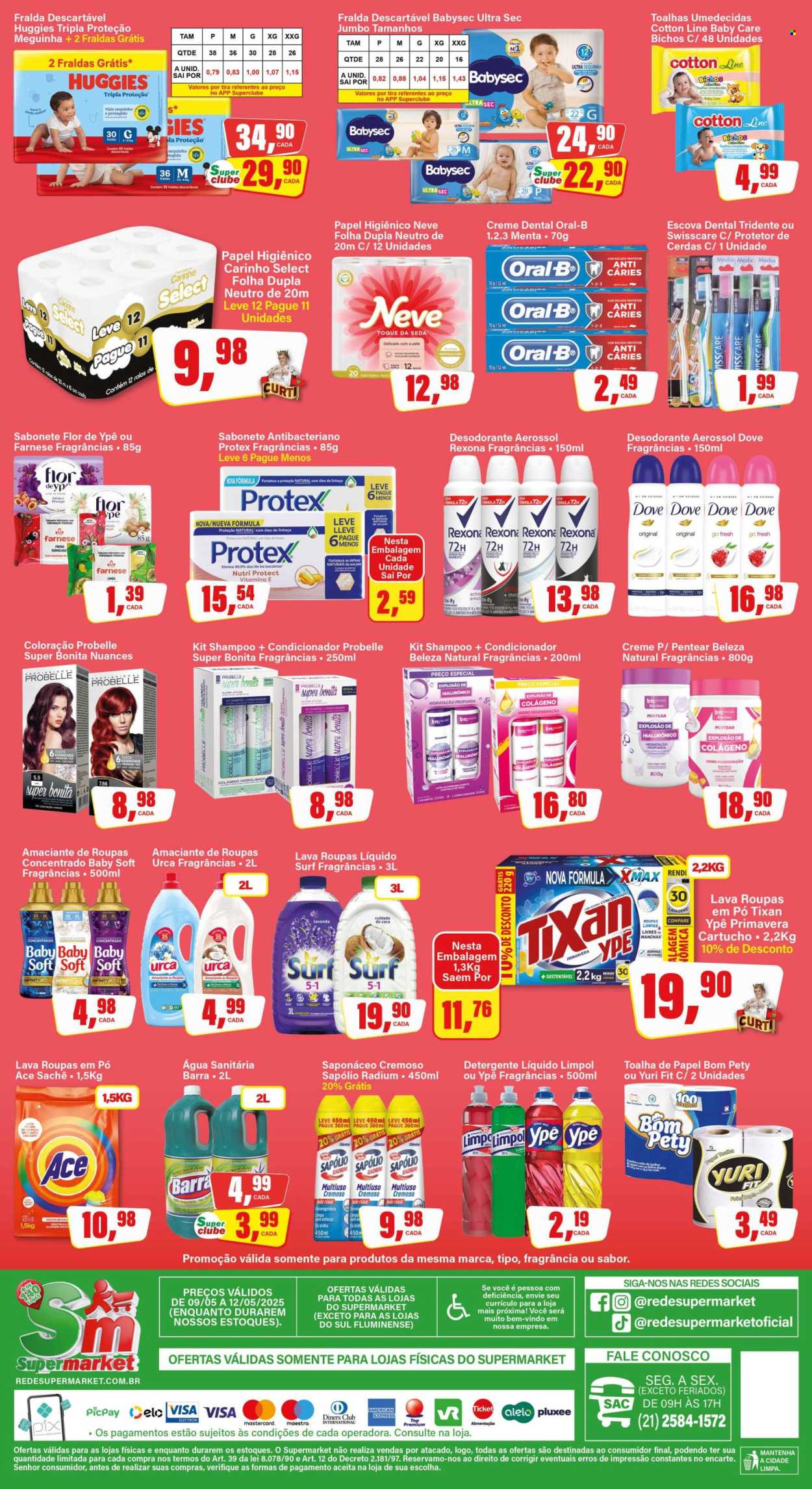 Encarte Rede Supermarket  - 09.05.2025 - 12.05.2025.