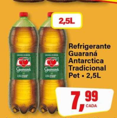Refrigerante Guaraná Antarctica Tradicional Pet - 2,5L
