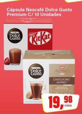 Cápsula Nescafé Dolce Gusto Premium C/ 10 Unidades