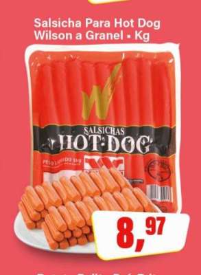 Salsicha Para Hot Dog Wilson a Granel