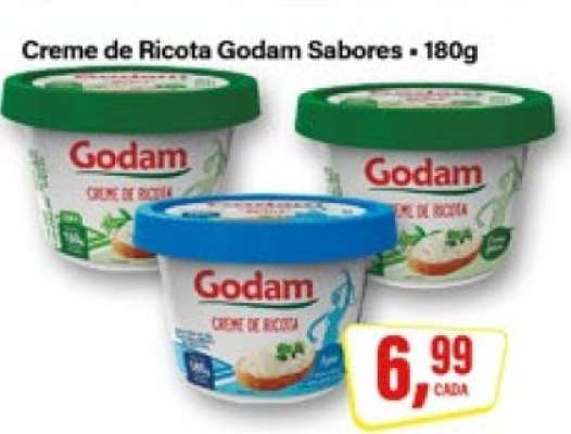 Creme de Ricota Godam Sabores