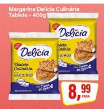 Margarina Delícia Culinária Tablete