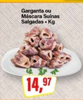 Garganta ou Máscara Suínas Salgadas