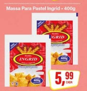 Massa Para Pastel Ingrid