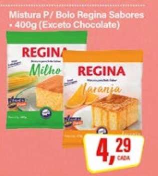 Mistura P/ Bolo Regina Sabores