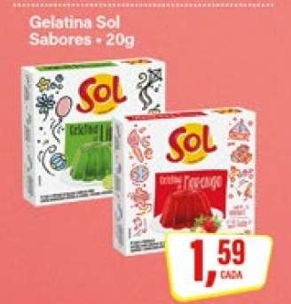 Gelatina Sol Sabores