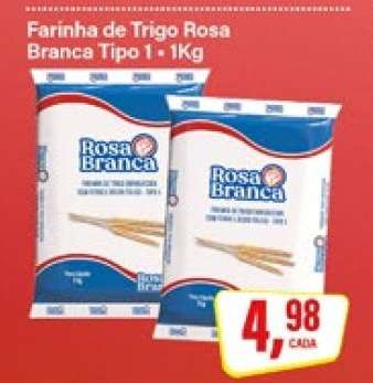 Farinha de Trigo Rosa Branca Tipo 1