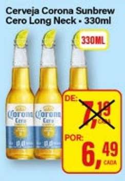 Cerveja Corona Sunbrew Cero Long Neck - 330ml