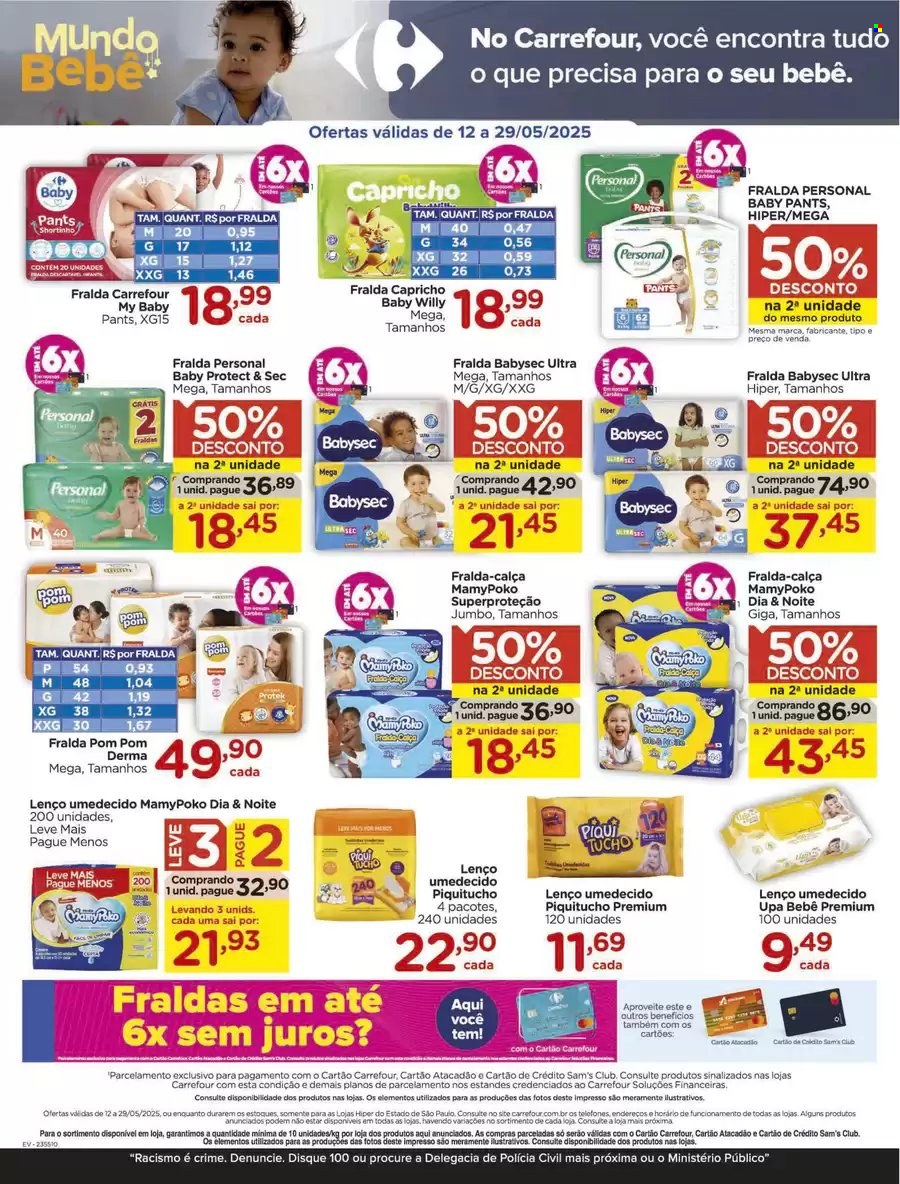 Encarte Carrefour Hiper  - 12.05.2025 - 29.05.2025.