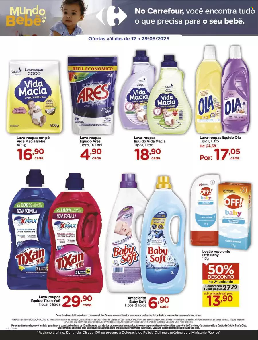 Encarte Carrefour Hiper  - 12.05.2025 - 29.05.2025.